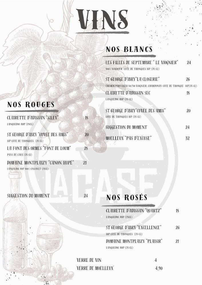 La Case - Menu Image 4
